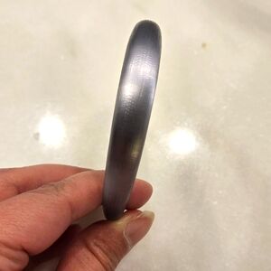 Alexis Bittar Elegant Silver Bangle Bracelet